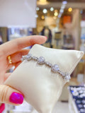Pivoine Milano Sterling Silver and Crystal Bridal bracelet 20