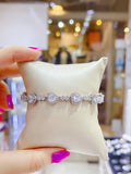 Pivoine Milano Sterling Silver and Crystal Bridal bracelet 20