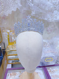 Pivoine Bridal Tiara Milano Sterling Silver and Crystal Princess Crown 20