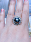 珍珠戒指 | 日本珍珠戒指 | pearl ring |  黑珍珠戒指