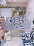 Pivoine Bridal Tiara Milano Sterling Silver and Crystal Princess Crown 11