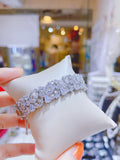 Pivoine Milano Sterling Silver and Crystal Bridal bracelet 21