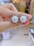 南洋珍珠耳環| 結婚禮物首飾｜珍珠耳環｜Akoya pearl earrings｜大溪地黑珍珠耳環｜ 結婚禮物首飾 |  新娘耳環 |  結婚耳環 ｜pearl earrings hk