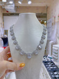Pivoine Milano Sterling Silver and Crystal Bridal Necklace 3*