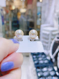 Lunachat 18K GOLD 11.8mm 南洋金珍珠耳環