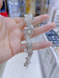 Pivoine Bridal Tiara Milano Sterling Silver and Crystal Handmade Hairpiece 24