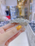 Pivoine Bridal Tiara Milano Sterling Silver and Crystal Handmade Hairpiece 22