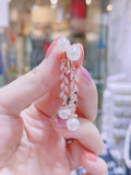 Pivoine Milano Sterling Silver & Crystal Bridal Earclips | 新娘耳環｜水晶耳環｜婚嫁首飾| 結婚耳環| 新娘首飾| 裙褂耳環|婚紗耳環
