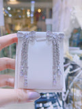 Pivoine Milano Sterling Silver & Crystal Bridal Earclips | 新娘耳環｜水晶耳環｜婚嫁首飾| 結婚耳環| 新娘首飾| 裙褂耳環|婚紗耳環