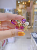 珍珠水晶胸針 ｜心口針｜brooch｜ swarovski brooches｜ 胸針香港