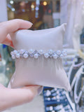 Pivoine Milano Sterling Silver and Crystal Bridal bracelet 5
