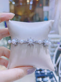 Pivoine Milano Sterling Silver and Crystal Bridal bracelet | 結婚水晶手鍊|Wedding Bracelet|Bridal Bracelet | 婚紗手鍊