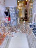 Pivoine Bridal Tiara Milano Sterling Silver and Crystal Princess Crown 15