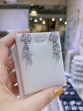 Pivoine Milano Sterling Silver and Crystal Bridal Earrings 26