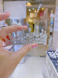 Pivoine Bridal Tiara Milano Sterling Silver and Crystal Princess Crown 5*