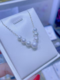 Lunachat 18K GOLD 4-9mm 日本Akoya 珍珠頸鍊