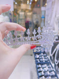 Pivoine Bridal Tiara Milano Sterling Silver and Crystal Princess Crown 38
