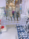 Pivoine Bridal Tiara Milano Sterling Silver and Crystal Princess Crown 38