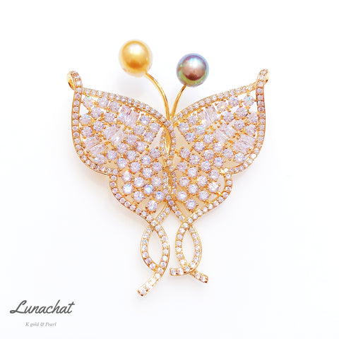 珍珠水晶胸針 ｜心口針｜brooch｜ swarovski brooches｜ 胸針香港