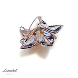 Lunachat Sterling Silver and Crystal Pearl Brooch Milano 8