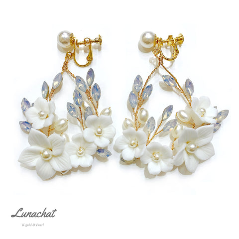 ｜結婚禮物首飾｜夾耳環 |夾式耳環香港｜無耳洞耳環｜ clip on earrings｜clip earrings｜ 珍珠耳夾