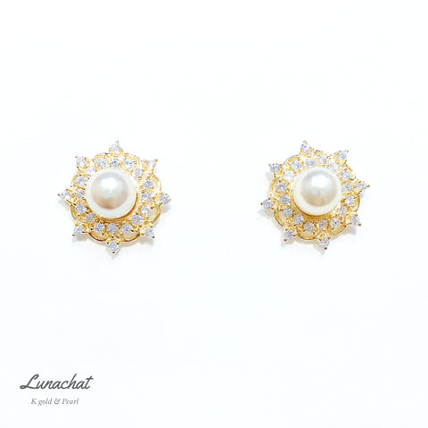 南洋珍珠耳環| 結婚禮物首飾｜珍珠耳環｜Akoya pearl earrings｜大溪地珍珠耳環｜