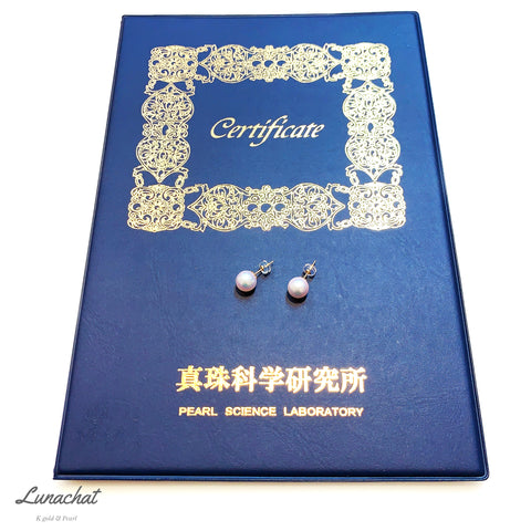 18K GOLD 8-8.5mm 最高級天女級日本Akoya珍珠耳環｜AKOYA 珍珠耳環| 結婚禮物首飾
