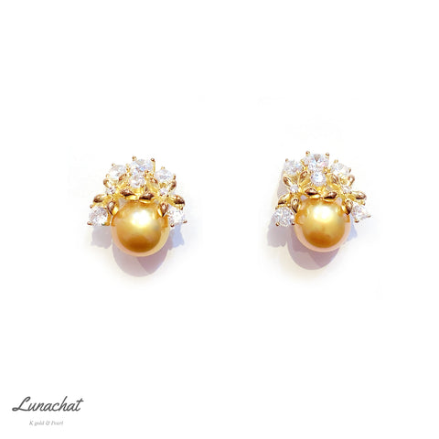 南洋珍珠耳環| 結婚禮物首飾｜珍珠耳環｜Akoya pearl earrings｜大溪地珍珠耳環｜
