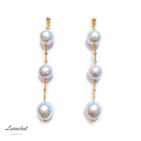 南洋珍珠耳環| 結婚禮物首飾｜珍珠耳環｜Akoya pearl earrings｜大溪地珍珠耳環｜