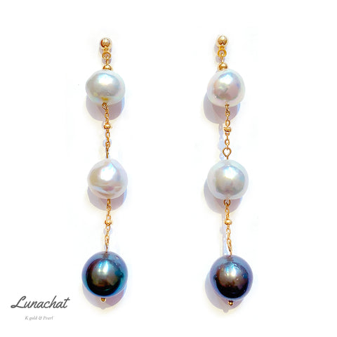 南洋珍珠耳環| 結婚禮物首飾｜珍珠耳環｜Akoya pearl earrings｜大溪地珍珠耳環｜