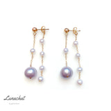 南洋珍珠耳環| 結婚禮物首飾｜珍珠耳環｜Akoya pearl earrings｜大溪地珍珠耳環｜