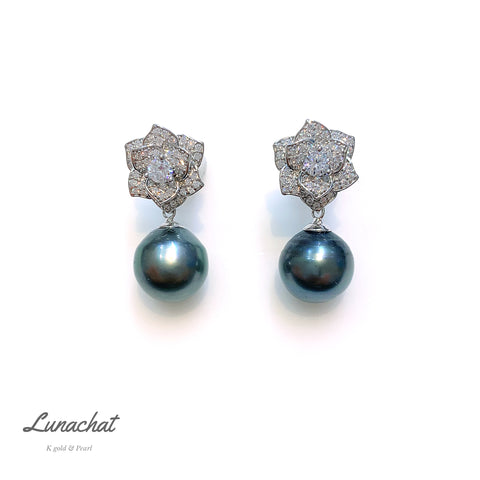 南洋珍珠耳環| 結婚禮物首飾｜珍珠耳環｜Akoya pearl earrings｜大溪地珍珠耳環｜