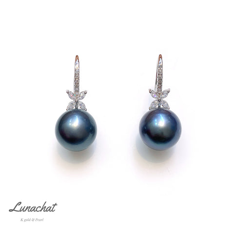 南洋珍珠耳環| 結婚禮物首飾｜珍珠耳環｜Akoya pearl earrings｜大溪地珍珠耳環｜