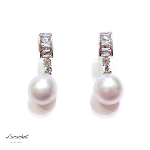 南洋珍珠耳環| 結婚禮物首飾｜珍珠耳環｜Akoya pearl earrings｜大溪地珍珠耳環｜