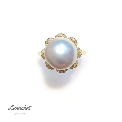 珍珠戒指 | 日本珍珠戒指 | pearl ring |  黑珍珠戒指