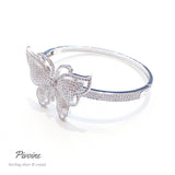 Pivoine Milano Sterling Silver and Crystal Bridal bracelet 12
