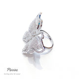 Pivoine Milano Sterling Silver and Crystal Bridal bracelet 12