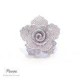 Pivoine Milano Sterling Silver and Crystal Bridal bracelet 13