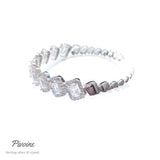 Pivoine Milano Sterling Silver and Crystal Bridal bracelet 11