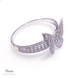 Pivoine Milano Sterling Silver and Crystal Bridal bracelet 18