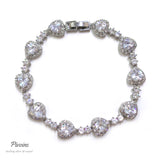 Pivoine Milano Sterling Silver and Crystal Bridal bracelet 20