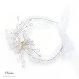 Pivoine Bridal Tiara Milano Sterling Silver and Crystal Wedding Corsage 5