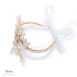 Pivoine Bridal Tiara Milano Sterling Silver and Crystal Wedding Corsage 1