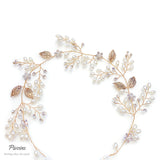 Pivoine Bridal Tiara Milano Sterling Silver and Crystal Handmade Hairpiece 41