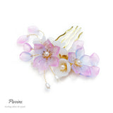 Pivoine Bridal Tiara Milano Sterling Silver and Crystal Handmade Hairpiece 69