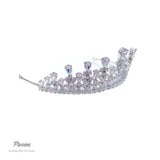 Pivoine Bridal Tiara Milano Sterling Silver and Crystal Princess Crown 5*