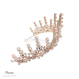 Pivoine Bridal Tiara Milano Sterling Silver and Crystal Princess Crown 15