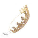 Pivoine Bridal Tiara Milano Sterling Silver and Crystal Princess Crown 42