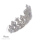 Pivoine Bridal Tiara Milano Sterling Silver and Crystal Princess Crown 20