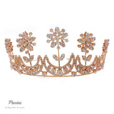 Pivoine Bridal Tiara Milano Sterling Silver and Crystal Princess Crown 35